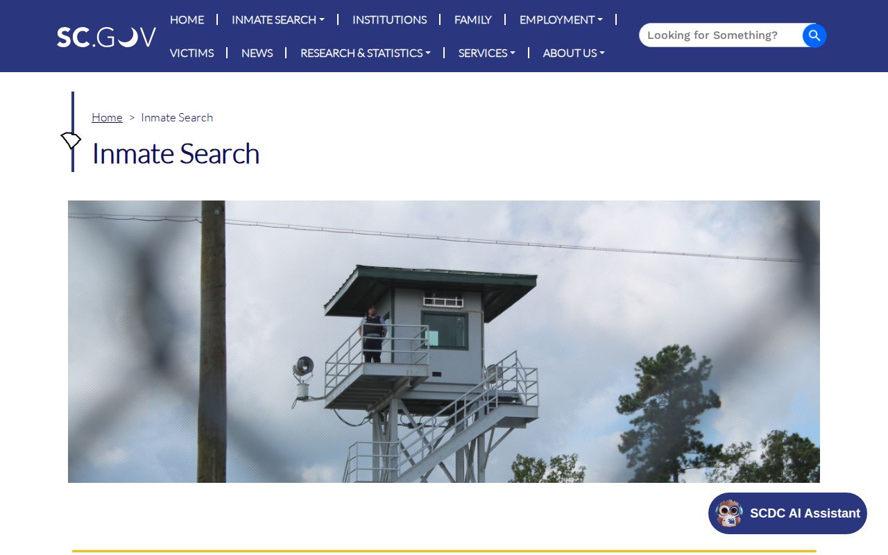 Berkeley County released inmates SCDC current-only search warning